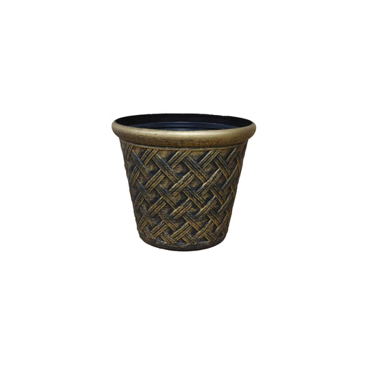 Weave Planter Round Deco