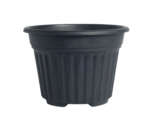 Ribbed Round Bell Pot