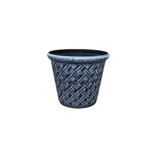 Weave Planter Round Deco
